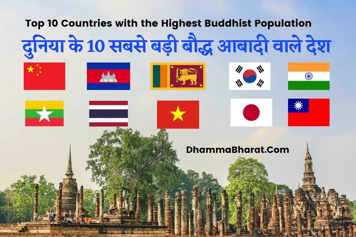 दुनिया के 10 सबसे बड़ी बौद्ध आबादी वाले देश Top 10 Countries with